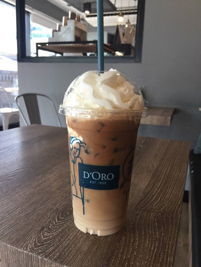 ลาเต้เย็น