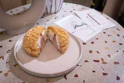 craquelin choux cream