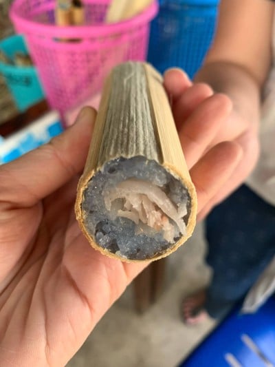 ข้าวหลามไส้มะพร้าวอ่อน