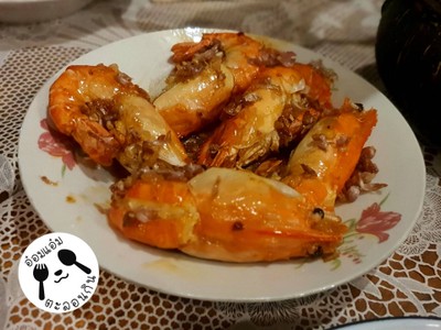 กุ้งทอดกระเทียม
