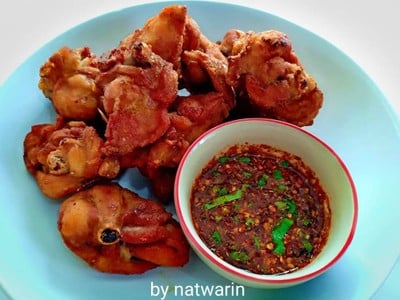 " เมนู ไก่ทอดเกลือ " " เมนู ไก่ทอดเกลือ "