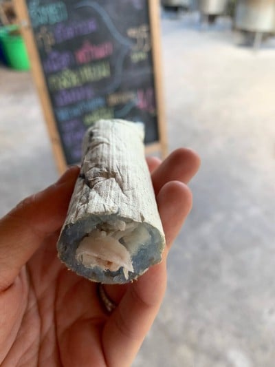 ข้าวหลามไส้มะพร้าวอ่อน