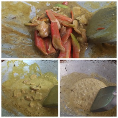 วิธีทำ เพนเน่ผัดพริกแกงเขียวหวานปูอัด