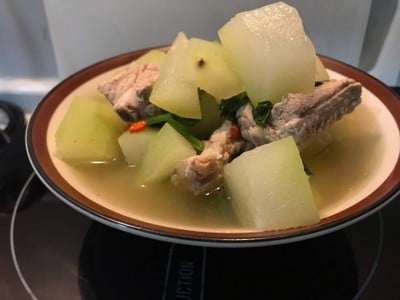 ซี่โครงหมูต้มฟัก(ไม่ใส่ผงชูรส)