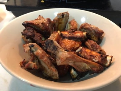 ซี่โครงหมูอบลมร้อน