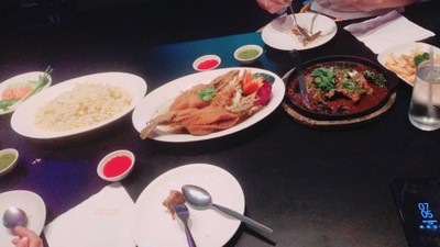ปลากะพงทอดแช่น้ำปลา