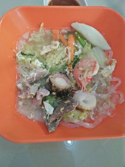 เมนูของร้าน สุกี้นายพัน หลัง ม.หอการค้า