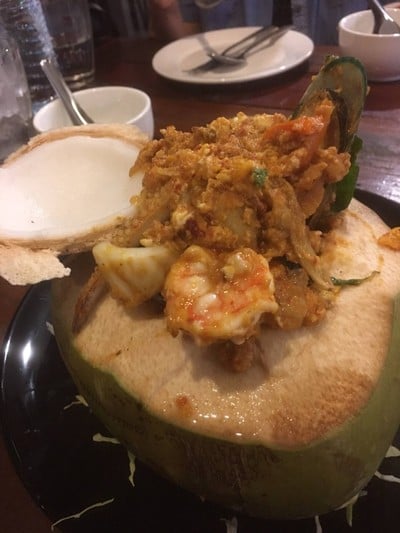 ห่อหมกมะพร้าวอ่อน