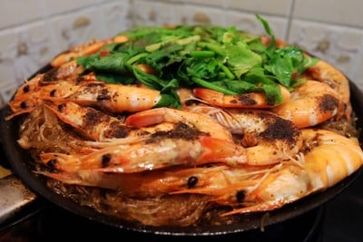 วิธีทำ กุ้งอบวุ้นเส้น วิธีทำ กุ้งอบวุ้นเส้น
