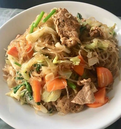 ผัดวุ้นเส้นเหนียวนุ่ม