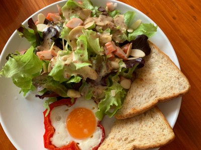 วิธีทำ สลัดปูอัดไข่ดาว