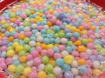 บัวลอยทรงเครื่อง ไข่หวานไข่เค็ม