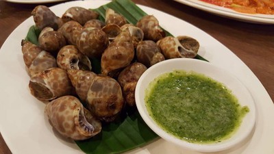 หอยหวานเผา