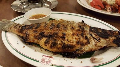 ปลากะพงเผา