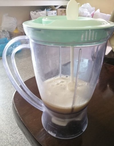 วิธีทำ น้ำมะพร้าวปั่นนมสด วิธีทำ น้ำมะพร้าวปั่นนมสด