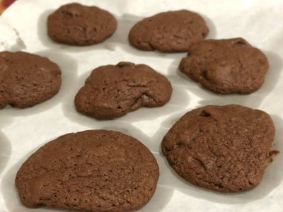 วิธีทำ Double Chocolate Chunk Cookie