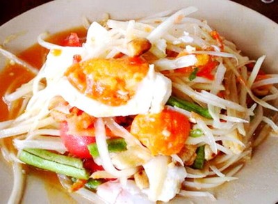 ตำไทยไข่เค็ม