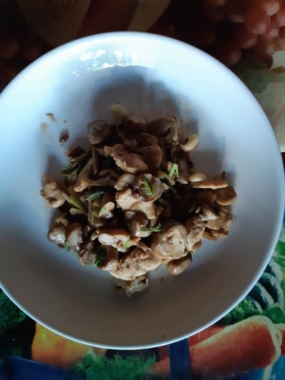 ไก่ผัดขิงสูตรเด็ด