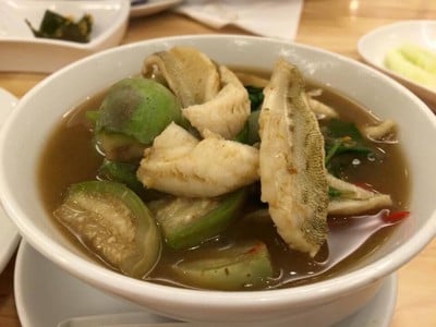 แกงป่าปลาเห็ดโคน