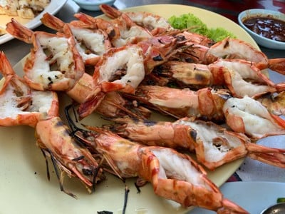 กุ้งเผา