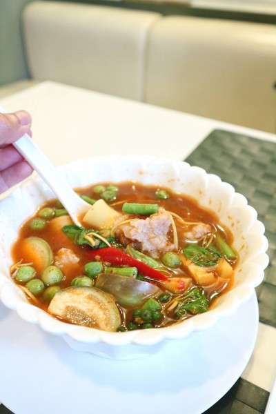 แกงป่าลูกชิ้นปลากราย