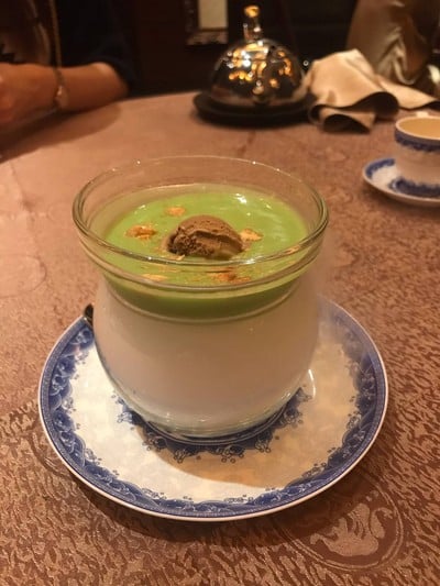 Avocado with Coffee ice cream