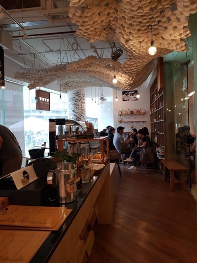 บรรยากาศ Gallery กาแฟดริป หอศิลปวัฒนธรรมแห่งกรุงเทพมหานคร