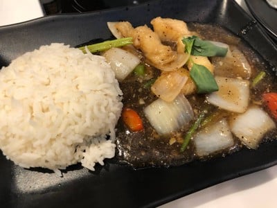 ข้าวปลาพริกไทยดำ