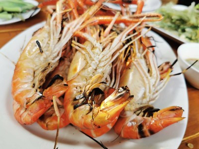 กุ้งเผา