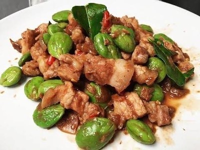 ผัดกะปิกสะตอหมู