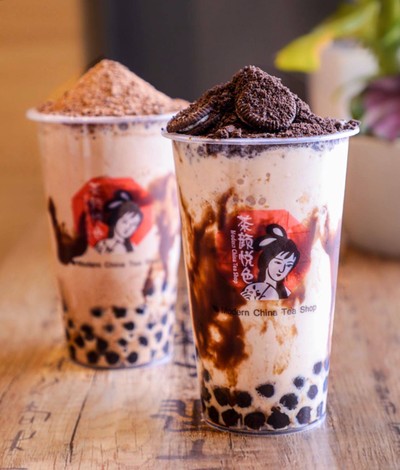Oreo/Ovaltine & Milk Tea Pearl Smoothie