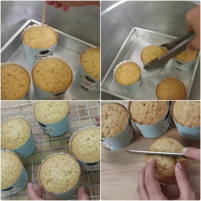 วิธีทำ คัพเค้กวนิลาแบบไม่ใช้เตาอบ วิธีทำ คัพเค้กวนิลาแบบไม่ใช้เตาอบ