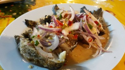 ยำปลาสลิด