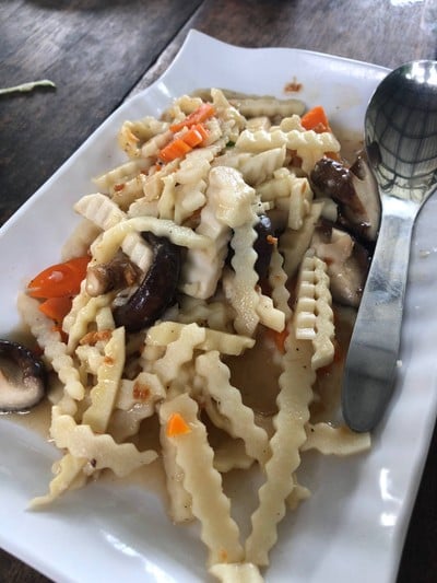 ยอดมะพร้าวน้ำมันหอย