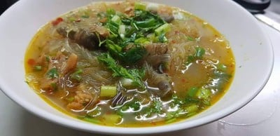 แกงวุ้นเส้นปลาแห้ง