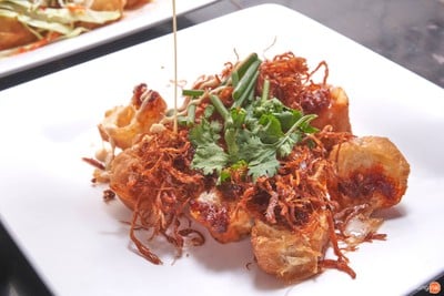 เมนูของร้าน ปาท่องโก๋เสวย คาเฟ่ บางลำพู