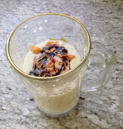 วิธีทำ ช็อกโกแลต​มิ​นต์​โยเกิร์ต​มิลค์​เชค