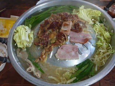 เมนูของร้าน ปลายฟ้าหมูกระทะ