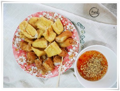 เต้าหู้ทอดเผือกทอด