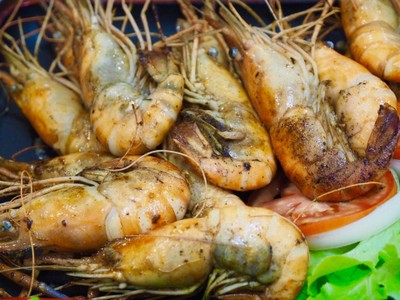 กุ้งเผา