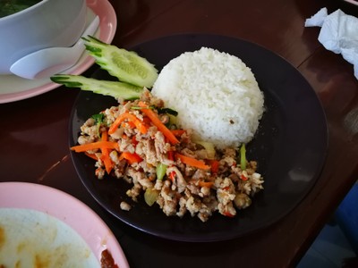 ข้าวกะเพราหมู?