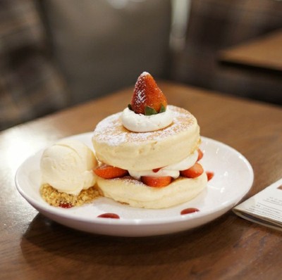 เมนูของร้าน FLUFF Pancake Cafe สยามพารากอน