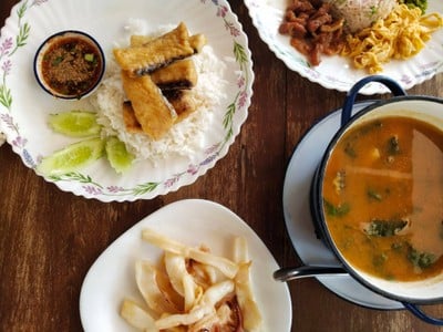 เมนูของร้าน บ้านยาย กาแฟ