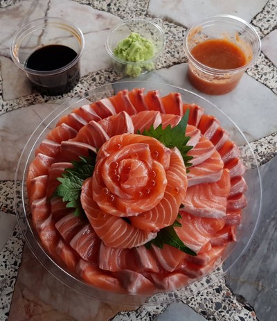 ปลาสีส้ม ซาซิมิ 1 กิโลกรัม