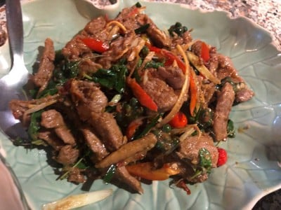 เนื้อผัดเผ็ด