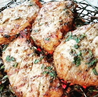 หมูย่างสเต็ก