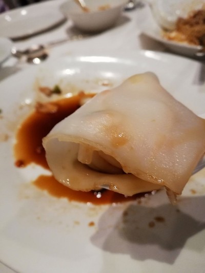 Prawns Rice Noodle Roll $AUD 16