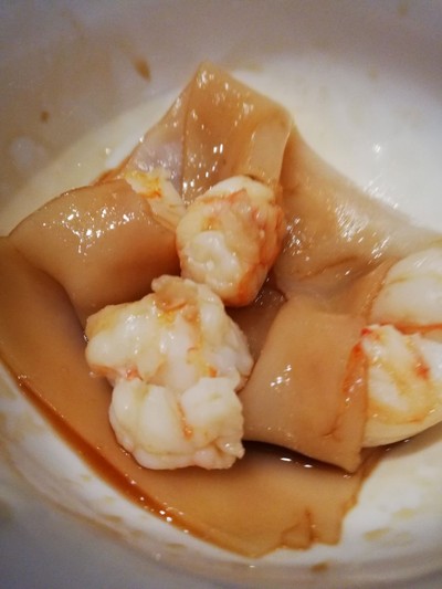 Prawns Rice Noodle Roll $AUD 16