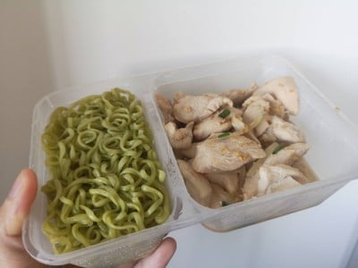 บะหมี่ผัก ไก่เทริยากิ