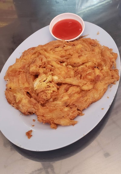 ไข่เจียวปู (crab meat omelette)